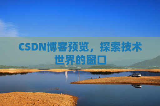 CSDN博客预览，探索技术世界的窗口